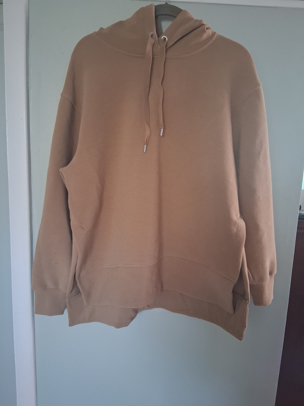 Women’s Casual Hooded Sweatshirt - Tan